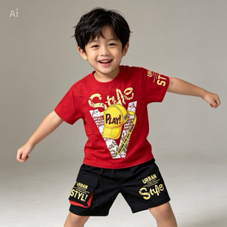 Đồ Bộ Bé Trai  từ 13-27Kg  Thun Cotton 4 Chiều Cao Cấp Mịn Mát đi chơi đi học  Cho Bé Trai - hãng YOKO