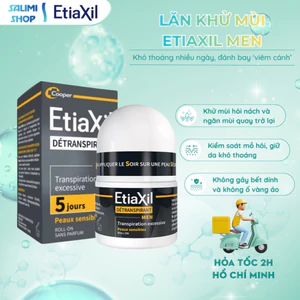 Lăn Khử Mùi Mồ Hôi Dành Cho Nam Giới Etiaxil Men 15ml, Ngăn Tiết Mồ Hôi Khử Mùi Cơ Thể Hiệu Quả