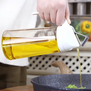 (U19) Bình Thuỷ Tinh Đựng Dầu Ăn, Nước Mắm, Gia Vị Nhà Bếp Tự Động Bật Nắp Thông Minh Tiện Lợi Khi Sử Dụng