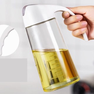 (U19) Bình Thuỷ Tinh Đựng Dầu Ăn, Nước Mắm, Gia Vị Nhà Bếp Tự Động Bật Nắp Thông Minh Tiện Lợi Khi Sử Dụng