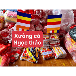 Chính Khí Phật Giáo 🇻🇳 Cờ Dây Ngũ Sắc Truyền Thống Chuẩn Cao Cấp, Chuyên Sỉ Giá Xưởng SLL