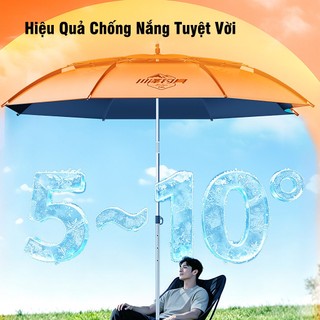 Ô Câu Đài 2 Tầng Và Ô Dọc Dưa Ô Câu Cá Che Nắng Mưa Dù Câu Đài Chống Tia UV Cao Cấp