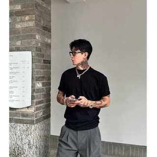 Áo Overtee trơn Trắng, Đen [Unisex]