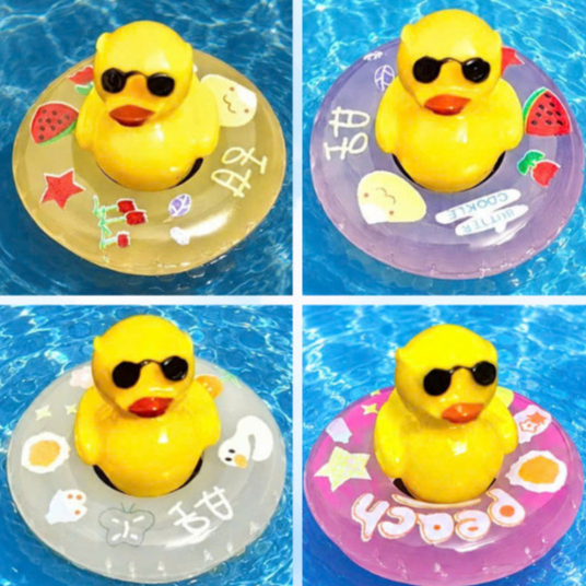 [ĐỘC QUYỀN]  Set Charm Phao Vịt Đeo Kính Mã Cứng  Siêu Cute dễ thương Có Bán LẺ