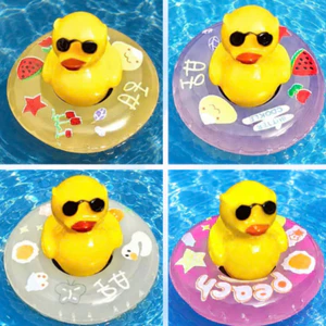 Set Charm Phao Vịt Đeo Kính Mã Cứng Siêu Cute dễ thương Có Bán LẺ