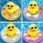 Set Charm Phao Vịt Đeo Kính Mã Cứng Siêu Cute dễ thương Có Bán LẺ