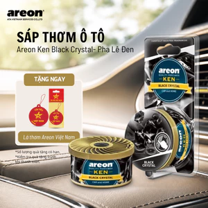 Sáp Thơm Ô Tô Cao Cấp Areon Black Crystal Chính Hãng -Khử Mùi Nội Thất Xe Hơi, Hương Thơm Sang Trọng