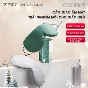 ZSM Ice Silk Eye Mask Sleep Blackout Eyes Patch Mặt nạ ngủ đôi mặt có thể thở