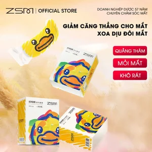Mặt Nạ Xông Hơi Mắt B.DUCK x ZSM – Cúc La Mã 3.0, Che Sáng, Massage – Giảm Mỏi, Mờ Thâm, Ngủ Ngon – 10 Miếng