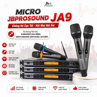 Micro Jbprosound JA9, Chống Hú Cực Tốt - Hát Nhẹ Hút Âm, Sử Dụng Tốt Cho Karaoke Gia Đình, Dàn Karaoke Sân Khấu, Sự Kiện