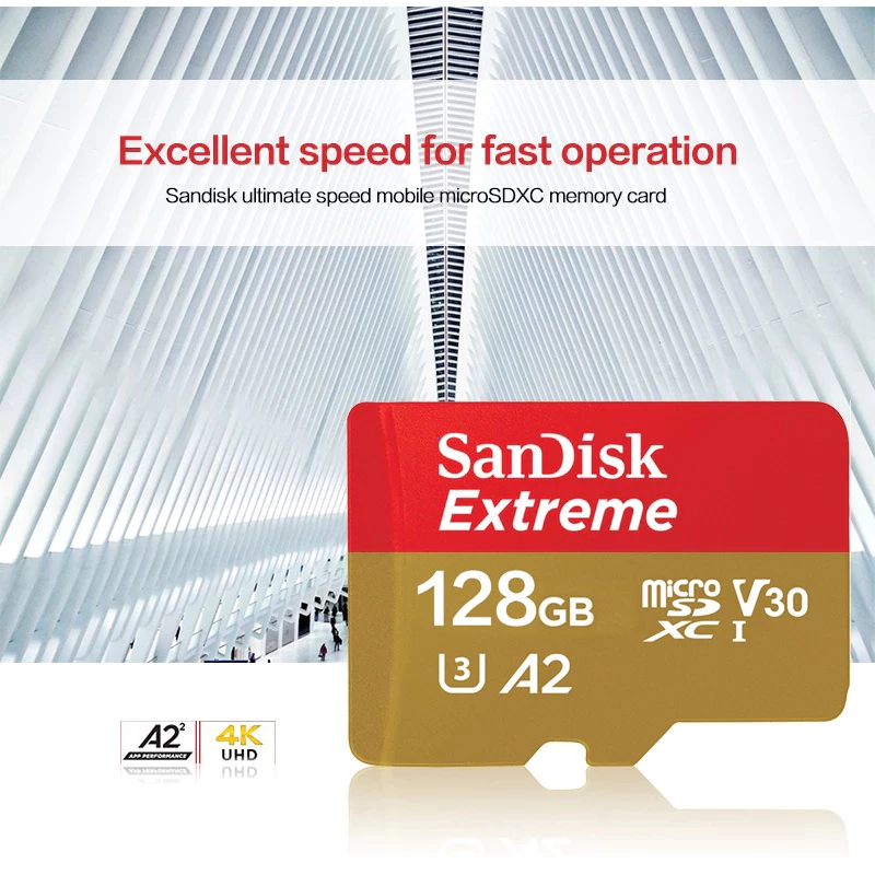 SanDisk Extreme Thẻ nhớ microSD C10 128GB/256GB/512GB/1TB Bảo hành 5 nă