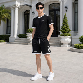 Bộ Hè SPORT Mới Nhất Năm 2026 Bộ Thể Thao Nam Cộc Tổ Ong Phối Viền Thời Trang co giãn 4 chiều BHN78