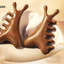 Đa Năng Kinh Tuyến Massage Bằng Gỗ Sức Khỏe Gỗ Đàn Hương Răng Rộng Lớn Guasha Điểm Lược HOT