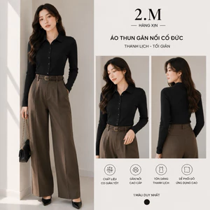 Áo Thun Gân Nổi Cổ Đức - 2.M Hàng Xịn
