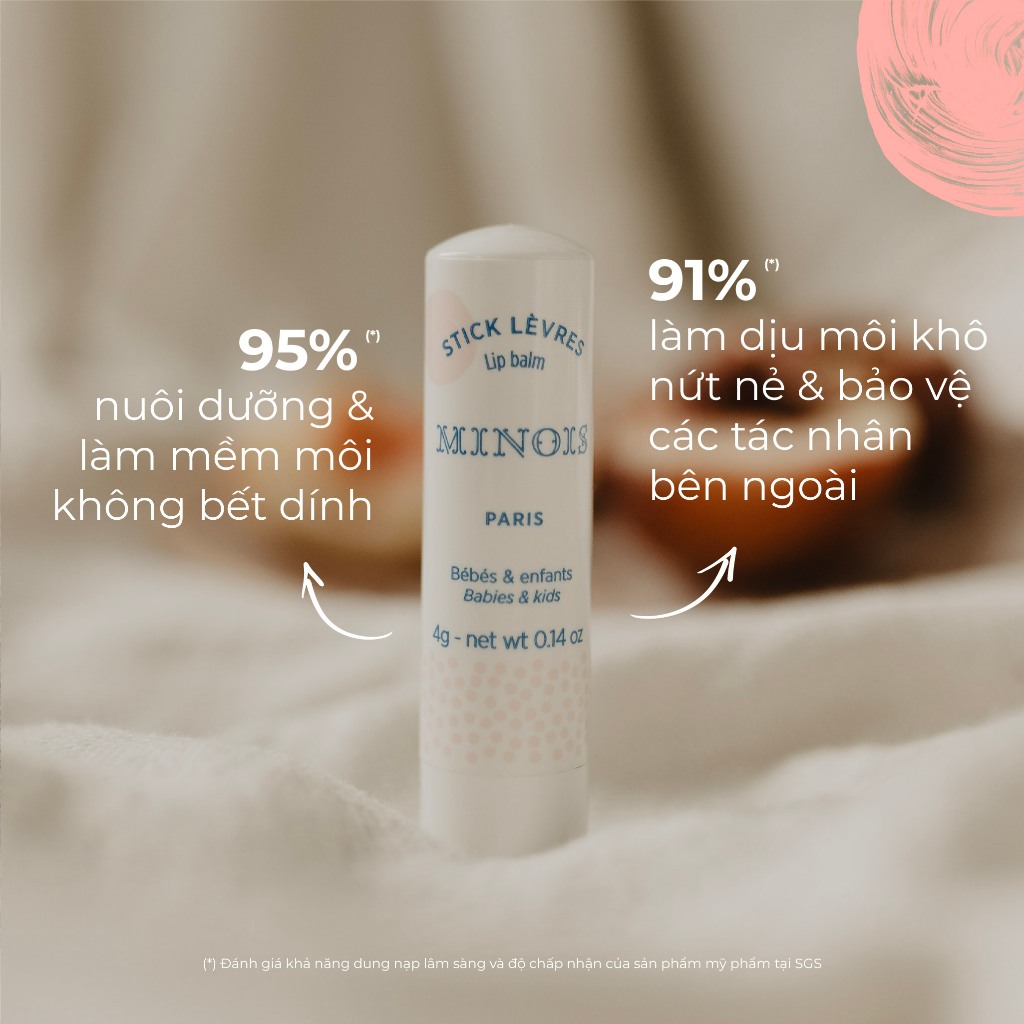 Son dưỡng ẩm Minois Paris Lipstick 4g