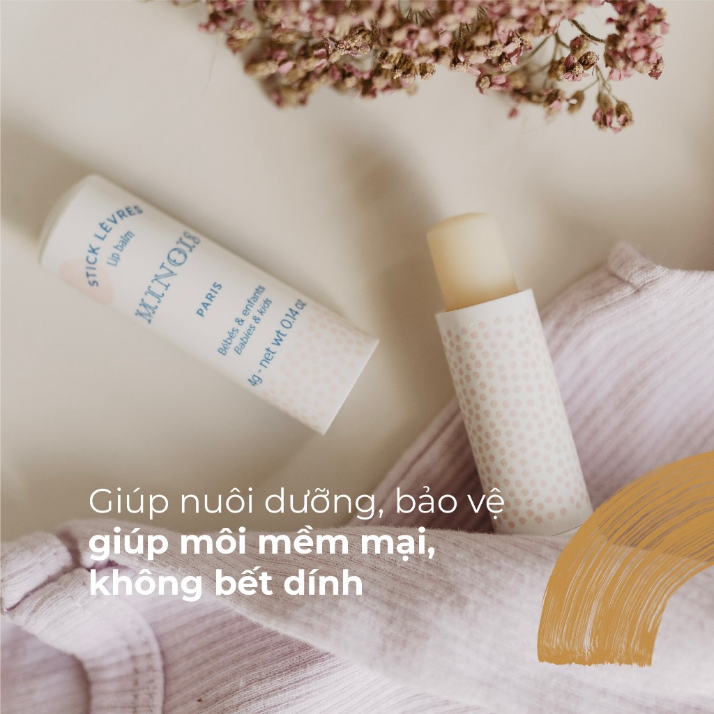 Son dưỡng ẩm Minois Paris Lipstick 4g
