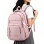 Ba lô học sinh unisex chống nước,chống bẩn,bền và dung tích lớn,ba lô cho laptop,tặng móc khóa.b8705