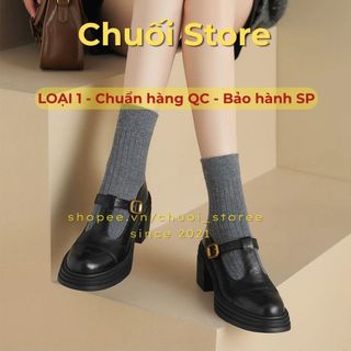 Giày oxford nữ da PU tổng hợp dệt vải đế cao su cổ điển tinh tế đáng yêu nhẹ nhàng