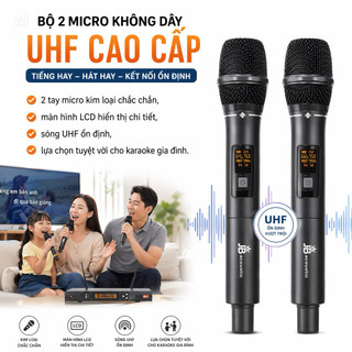 Micro Không Dây JB JA8, Âm Thanh Trong Trẻo, Mượt Mà, Chống Hú Rít Hiệu Quả, Chống Hú Rít Tốt, Hỗ Trợ Tốt Giọng Hát Yếu