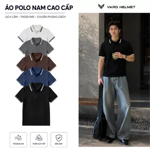 Áo Thun Polo Nam Cotton Cao Cấp POLOVIVIP – Có Cổ Tay Ngắn Form Regular Fit Chuẩn Dáng, Thoáng Mát