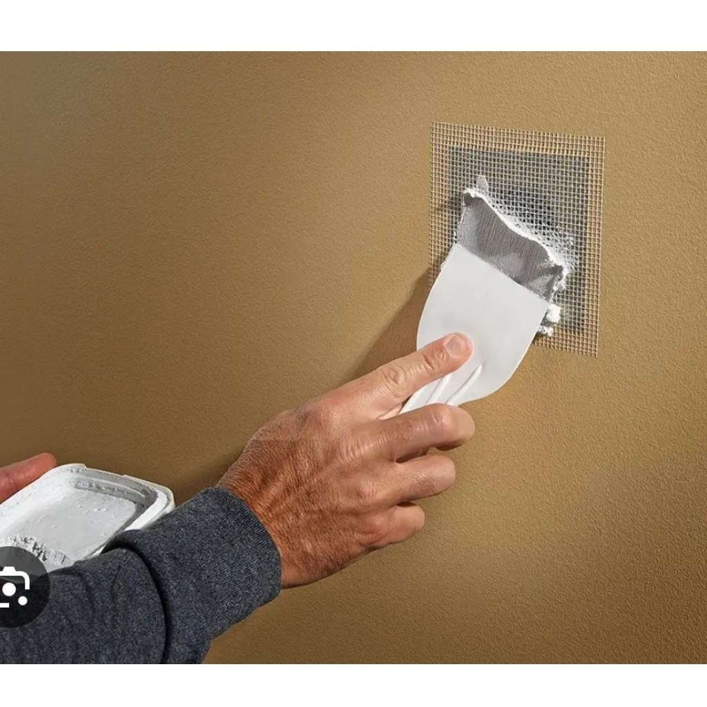 (VÁ LỦNG TƯỜNG 10x10cm) – COMBO Vật liệu trám trét trộn sẵn, vá tường, lỗ lủng tường, trần thạch cao, lỗ điều hòa, đèn