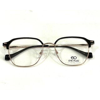 Gọng Kính Cận Clubmaster EyePlus 00521 Nhựa TR Càng Thép Không Gỉ Nhẹ Bền Kính Mắt Nam Nữ Thời Trang