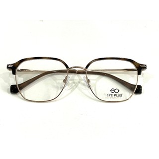 Gọng Kính Cận Clubmaster EyePlus 00521 Nhựa TR Càng Thép Không Gỉ Nhẹ Bền Kính Mắt Nam Nữ Thời Trang