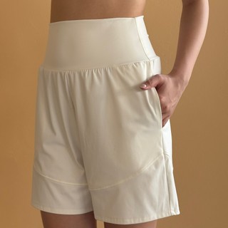 Quần đùi tập gym co giãn 4 chiều model: 99182 cạp cao chất liệu thun poly co giãn mặc hàng ngày