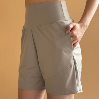 Quần đùi tập gym co giãn 4 chiều model: 99182 cạp cao chất liệu thun poly co giãn mặc hàng ngày