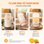 Máy xay sinh tố mini 1300ml Lazo, cốc xay cầm tay nhỏ gọn sạc Type-C xay trái cây nước ép đa năng