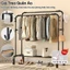 Giá Treo Quần Áo Kèm Kệ Để Giày Cao Cấp Chữ U - Thiết Kế Hiện Đại, Chắc Chắn, Tiện Lợi Cho Phòng Ngủ