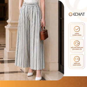 Quần Nữ 𝐂𝐂𝐇𝐀𝐓 Dáng Suông Giả Váy Công Năng Nora Cạp Rời Chất Liệu Tuytsi Cao Cấp 16QDD2026XT