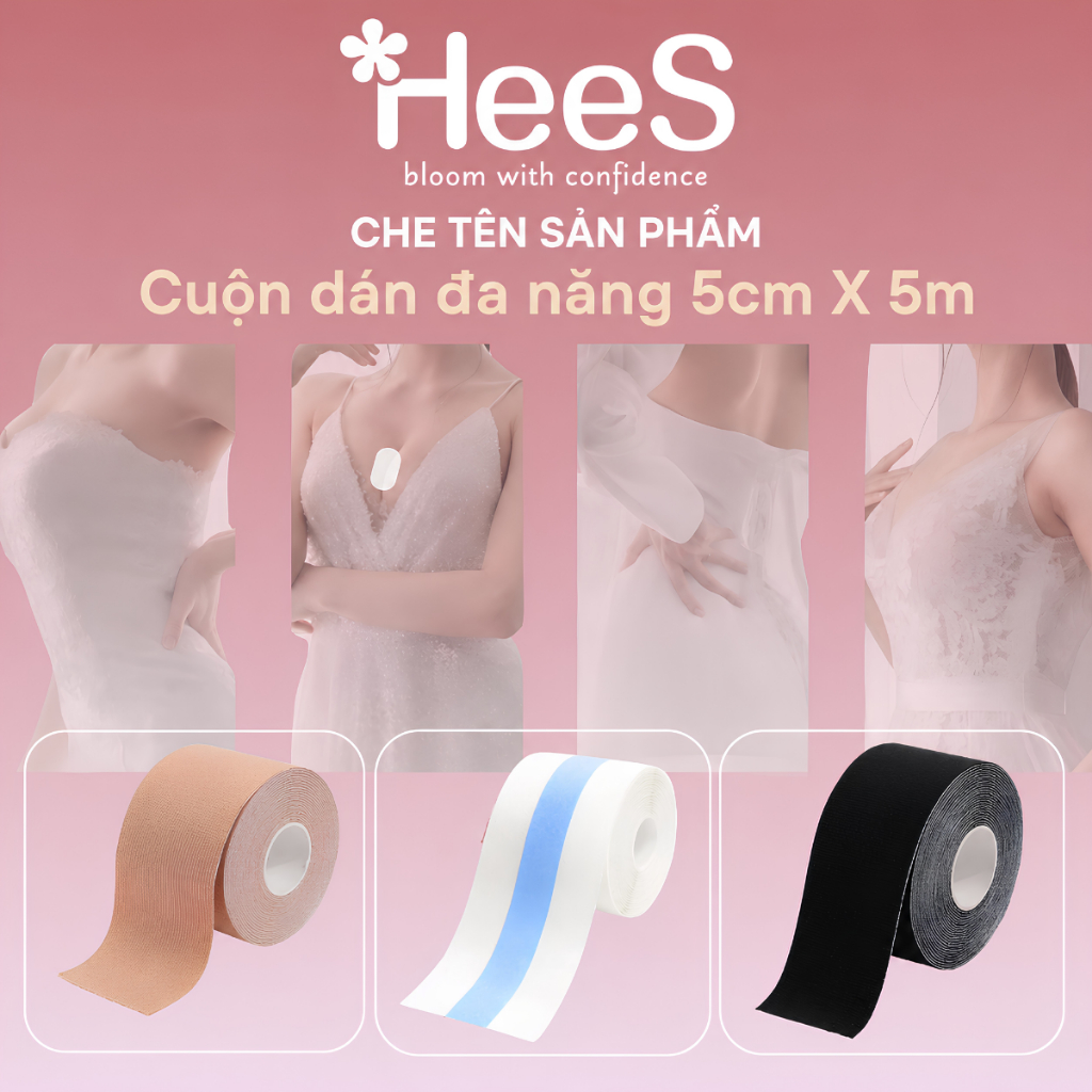 Băng Keo Dán Ngực - Miếng Dán Ngực Tạo Khe, Dán Ti Nâng Ngực Mặc Trang Phục Khoét Ngực HeeS144