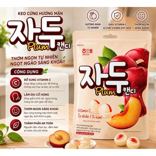 Kẹo mận đào nội địa Haitai Hàn Quốc 130g