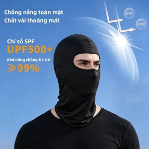 Mặt nạ toàn mặt chống nắng xe máy thoáng khí để đi xe đạp và ngoài trời Mũ trùm Thoáng khí, nhanh khô