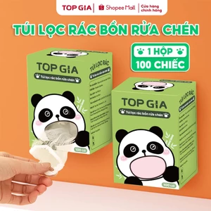 Túi Lọc Rác Bồn Rửa Chén Bát TopGia Bọc Đựng Rác Bồn Rửa Tiện Lợi Siêu Tiết Kiệm, 100 Chiếc/1 Hộp