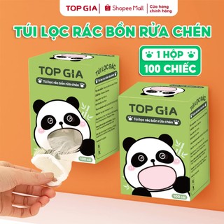 Túi Lọc Rác Bồn Rửa Chén Bát TopGia Bọc Đựng Rác Bồn Rửa Tiện Lợi Siêu Tiết Kiệm, 100 Chiếc/1 Hộp