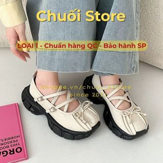 Giày lolita nữ da PU tổng hợp dệt vải đế cao su dễ phối đồ dịu dàng nhẹ nhàng thanh lịch