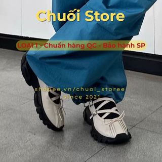 Giày lolita nữ da PU tổng hợp dệt vải đế cao su dễ phối đồ dịu dàng nhẹ nhàng thanh lịch