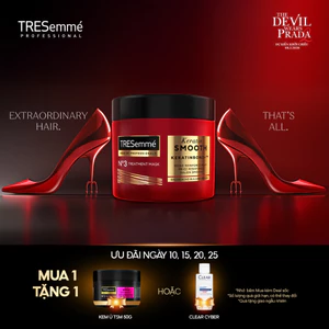 Kem ủ TRESemmé Keratin Smooth/ Bond Repair Cho Tóc Vào Nếp, Giảm Gãy Rụng 180ml