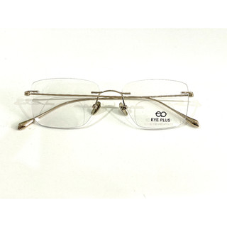 Gọng Kính Khoan Không Viền Eye Plus 019 Titanium Siêu Nhẹ Chống Gỉ Kính Cận Nam Nữ Thời Trang Unisex