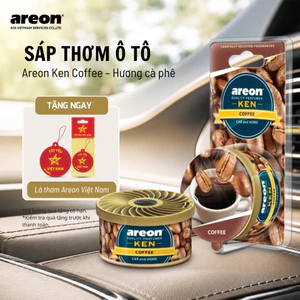 Sáp Thơm Ô Tô Cao Cấp AREON Hương Cà Phê Chính Hãng - Hương Coffee Đậm Đà, Làm mới không gian xe hơi