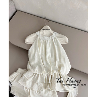 PHẠM THÙY SHOP: SET BỘ ÁO YẾM MIX QUẦN SHORT CHẤT ĐŨI MỀM MÁT