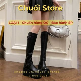Giày boot nữ da PU tổng hợp dệt vải đế cao su êm ái thanh lịch quý phấi nhẹ chân