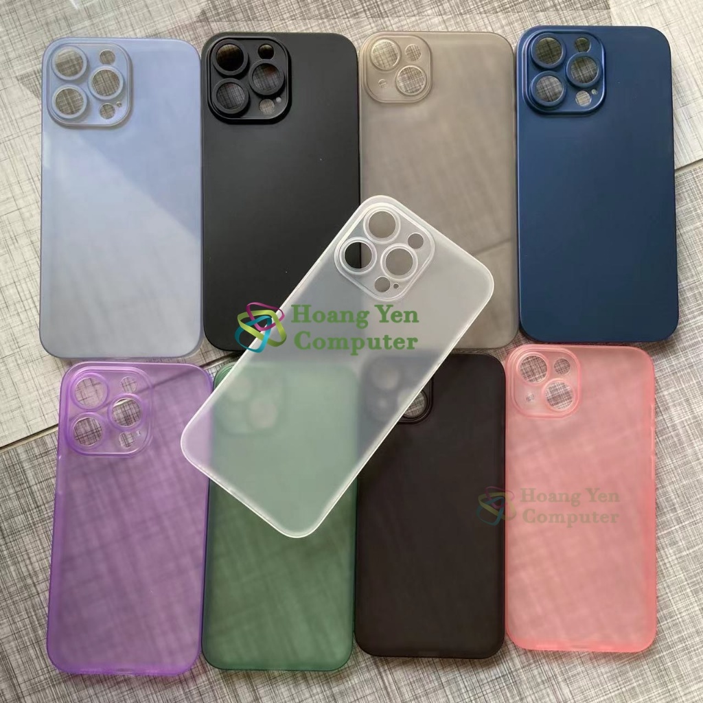 Ốp Lưng iPhone Chống Sốc Full Viền - Chống Bám Vân Tay, Chống Mồ Hôi Tay, Bảo Vệ Camera - Hoangyencomputer