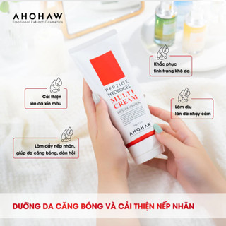 (Hàng Công TY) Kem Dưỡng Da Đa Năng AHOHWA Peptide Hydrogel Multi Cream Phục Hồi, Chống Lão Hoá Dudu