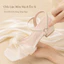 IKUNKA Giày sandal nữ cao gót 4cm gót vuông mũi vuông quai hậu thanh lịch