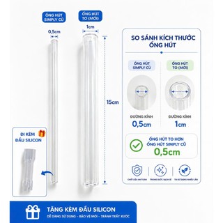 Ống hút phụ kiện ly giữ nhiệt Candy Inox 316 710ml - Bộ sưu tập phụ kiện ly giữ nhiệt cao cấp