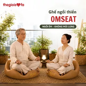 Ghế ngồi thiền Omseat (Thegioisofa) đệm ngồi thư giãn công thái học giữ lưng thẳng, không tê chân
