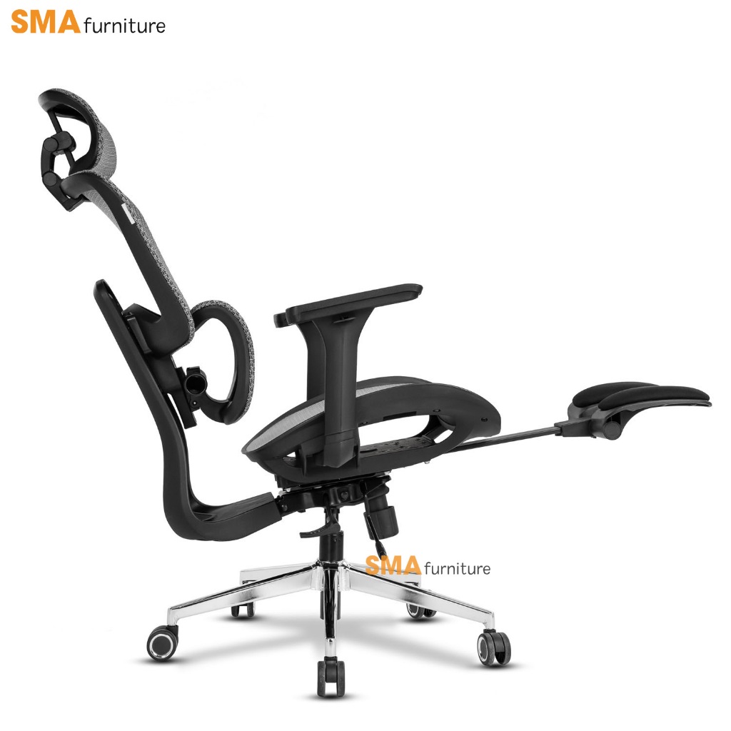 Ghế công thái học SMA Furniture Mirai Pro/ Ultra, Tựa lưng điều chỉnh, tay vịn 4D, Piston class 4 | BigBuy360 - bigbuy360.vn